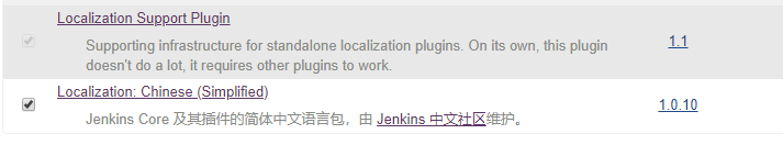 Jenkins汉化插件