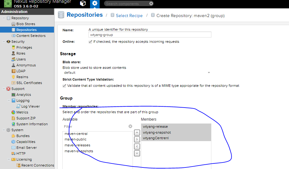 vmware搭建maven私服