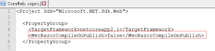 【小5聊】.net core 2.1发布后没有view视图文件夹的解决方法