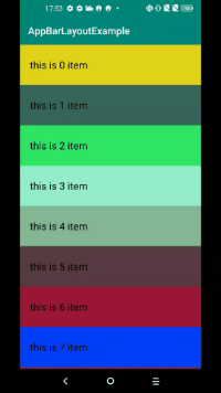 CoordinatorLayout series (3) layout_scrollFlags of AppBarLayout ...