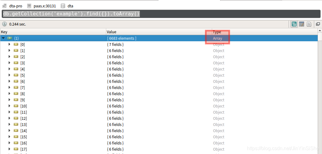 mongodb客户端 robo 3T 查询突破50行限制