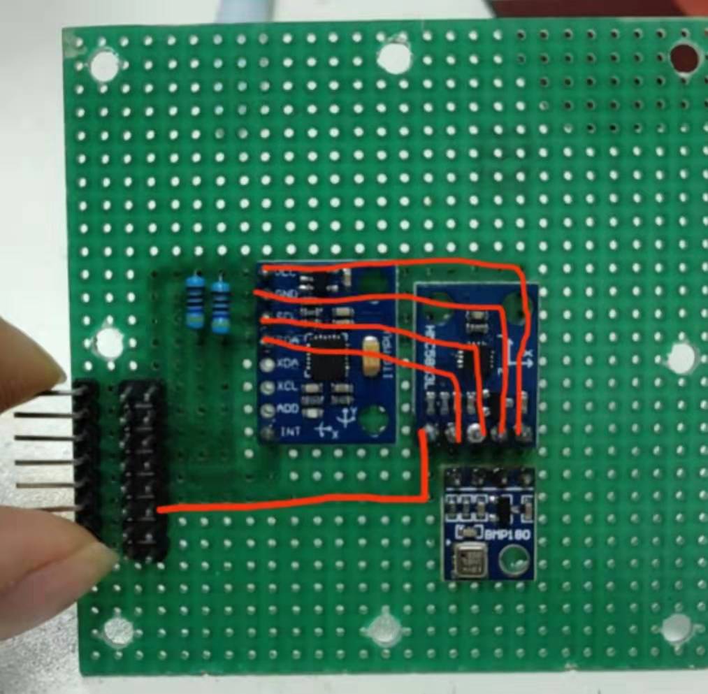 STM32读取HMC5883L的偏航角数据