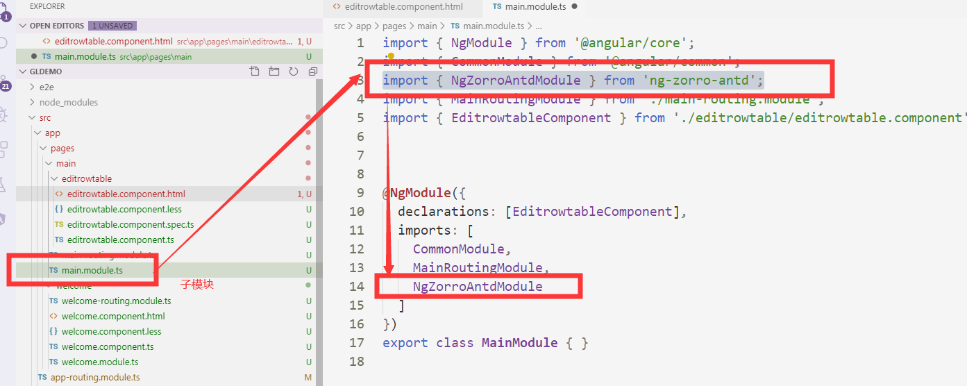 ngzorro 提示控件不可用_nztable' is not a known element 1. if 'nztable'CSDN博客