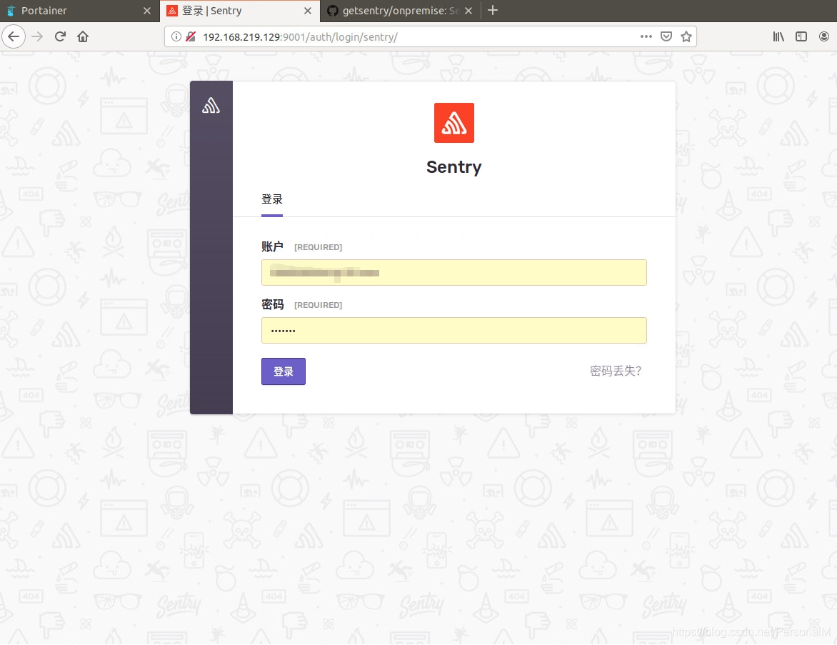 sentry入门_sentry默认用户名密码-CSDN博客