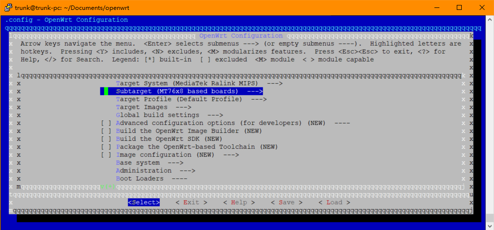 openwrt硬件环境配置编译