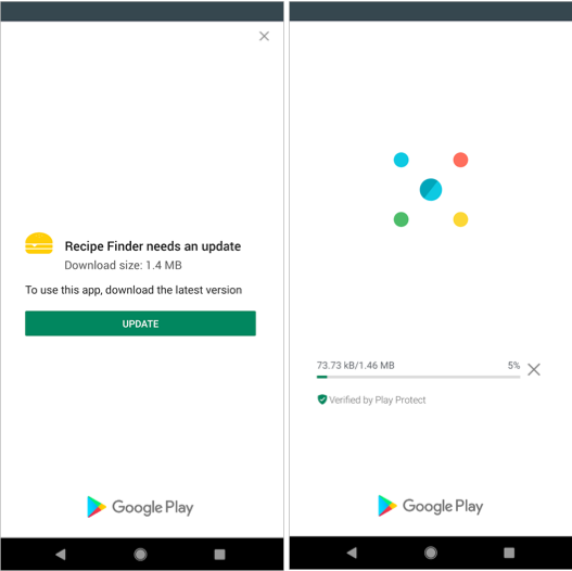 Google Play应用内更新是指在Android设备上通过Google Play商店进行应用程序的更新。这种更新方式允许用户在不离开应用的情况下,直接从应用内部完成软件版本的升级。这样一来,用户可以更加方便地获取最新功能和修复bug,而无需手动下载和安装新版本的应用程序。(google play上的app)-第2张图片-谷歌商店上架 Google Play应用内更新是指在Android设备上通过Google Play商店进行应用程序的更新。这种更新方式允许用户在不离开应用的情况下,直接从应用内部完成软件版本的升级。这样一来,用户可以更加方便地获取最新功能和修复bug,而无需手动下载和安装新版本的应用程序。(google play上的app)-第2张图片-谷歌商店上架