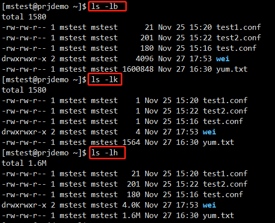 【Linux】ls命令查看linux目录下的内容