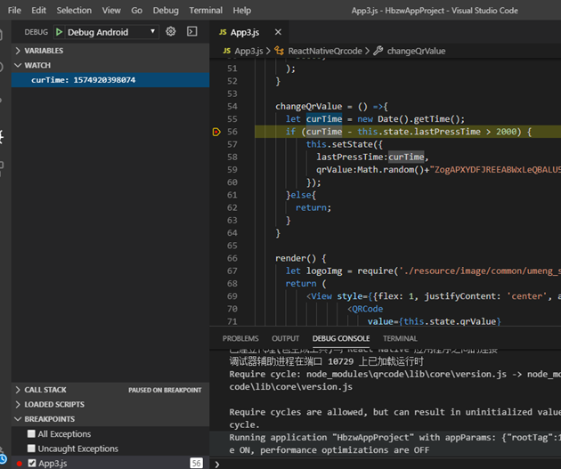 debug react native android studio debug react native android studio