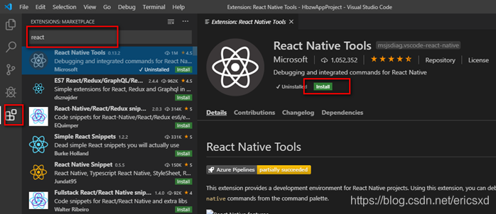 react-native android端开发环境搭建详细教程(android studio + vscode)_ericsxd的博客-CSDN博客