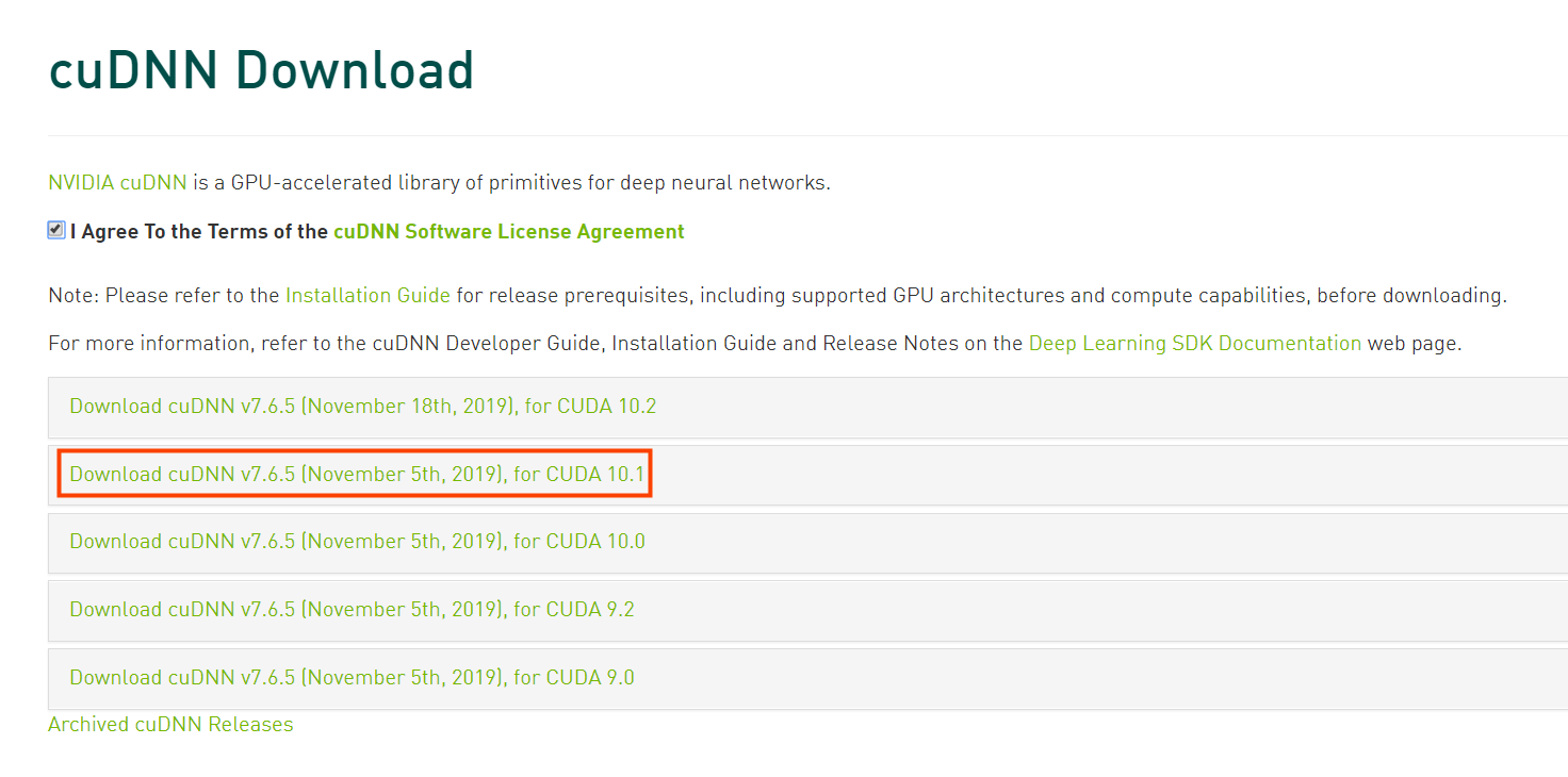 pytorch1.3 cuda10.1 win10的gpu环境部署