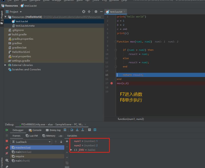 Unity lua脚本调试_lua panda格式化代码-CSDN博客