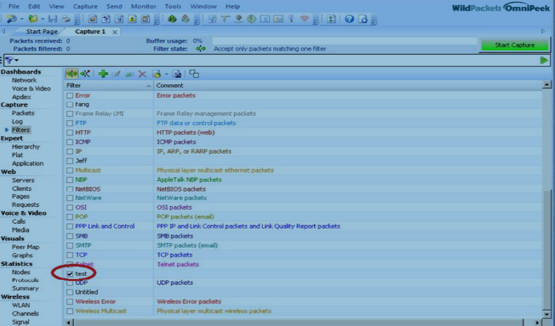 OmniPeek tools install and setting