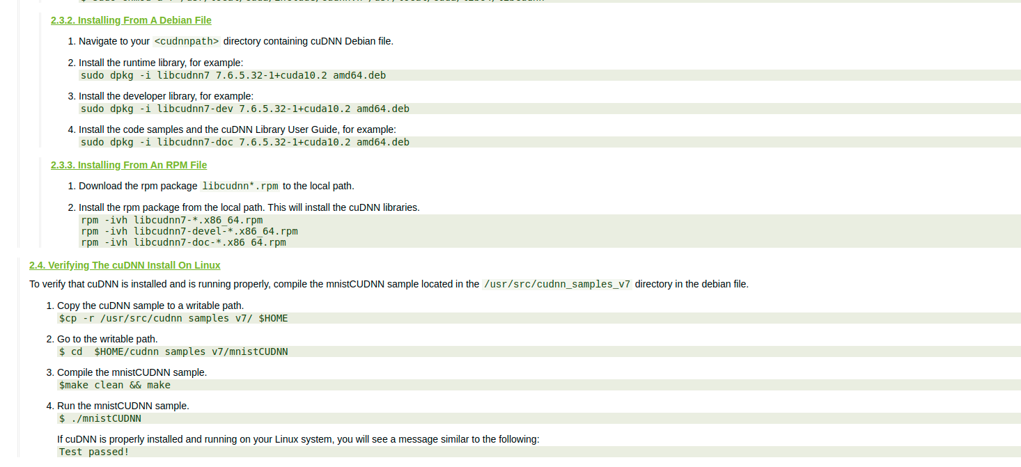 Installation of cuDNN (version selection, Runtime or Developer) Programmer Sought