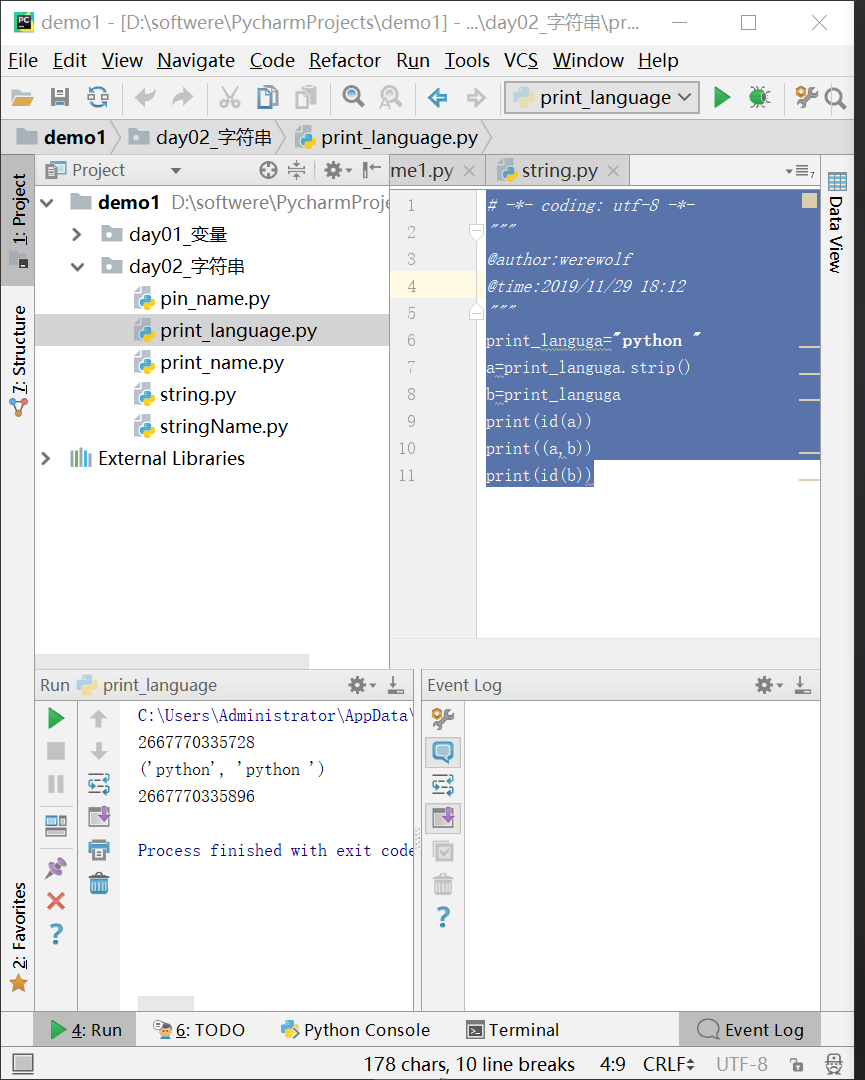pythoncharm设置以及基础知识_pythcham-CSDN博客