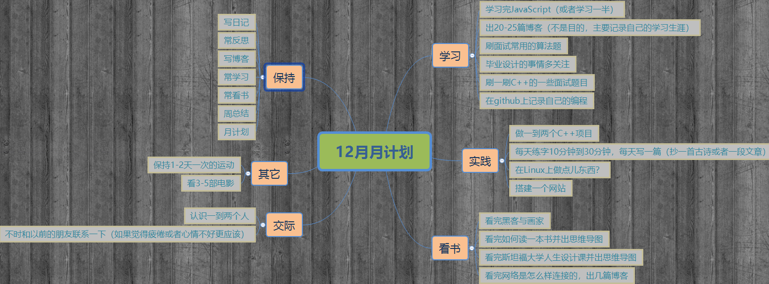 一个大四学生这样生活着 | 十一月月总结十二月月计划