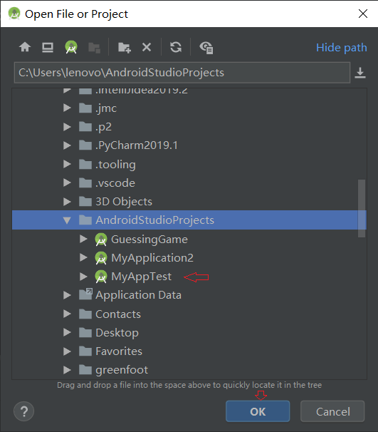 android studio theme text size