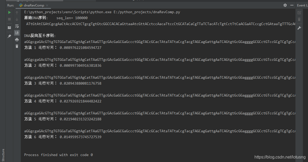 【生信笔记】python实现DNA反向互补序列的6种方法_dna互补链怎么写python-CSDN博客