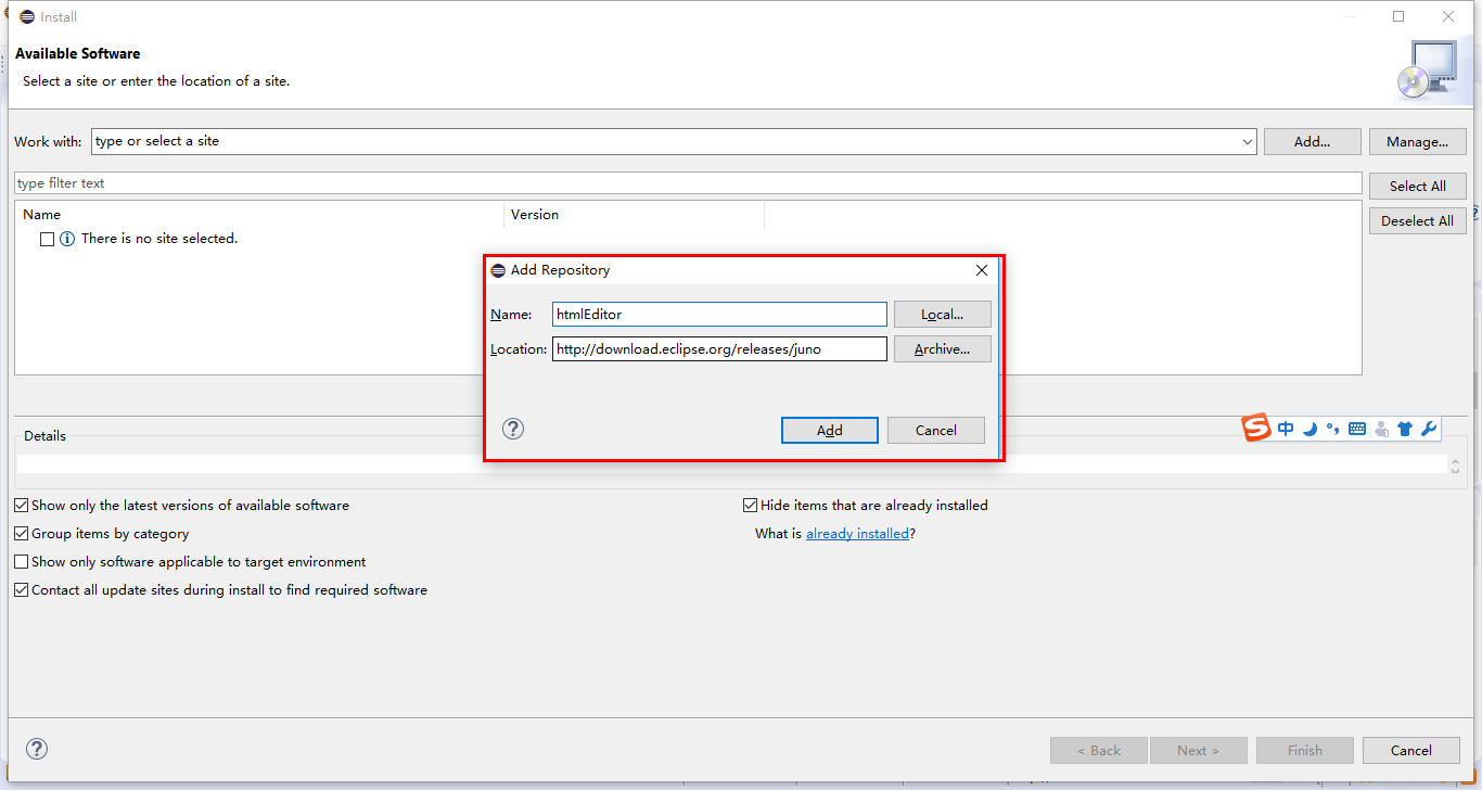 eclipse 2018 安装html、jsp、JavaScript编辑器_eclipse安装javascript editorCSDN博客
