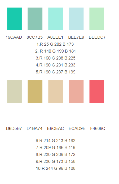 科学表明世界上最令人感觉舒服的10种颜色色码及rgb