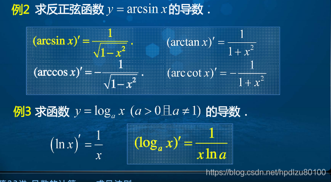 高等数学学习笔记——第二十三讲——导数运算法则_导数的运算法则公式-CSDN博客