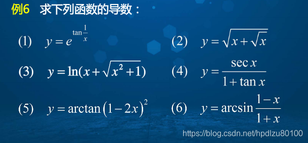 高等数学学习笔记——第二十三讲——导数运算法则_导数的运算法则公式-CSDN博客