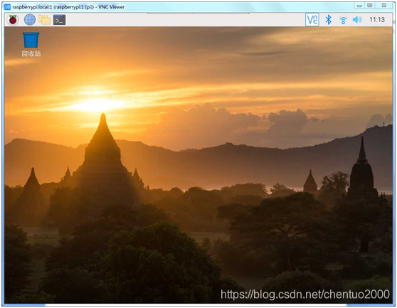 树莓派连接到电脑显示图形界面