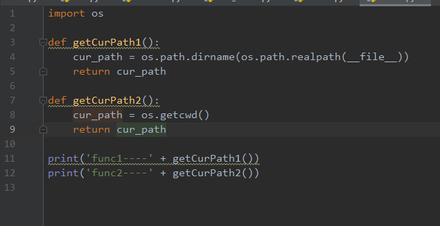 Python中获取路径os.getcwd()和os.path.dirname(os.path.realpath(__file__))的区别和 ...