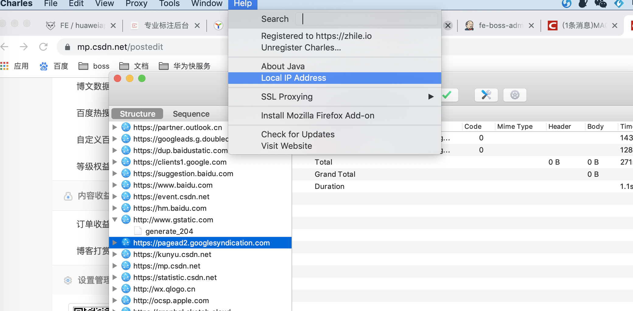 mac packet capture tools of charles - Programmer Sought