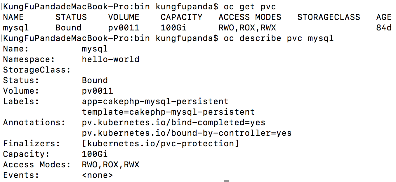 Openshift入门：应用数据持久化（PV及PVC）_oc get pvCSDN博客