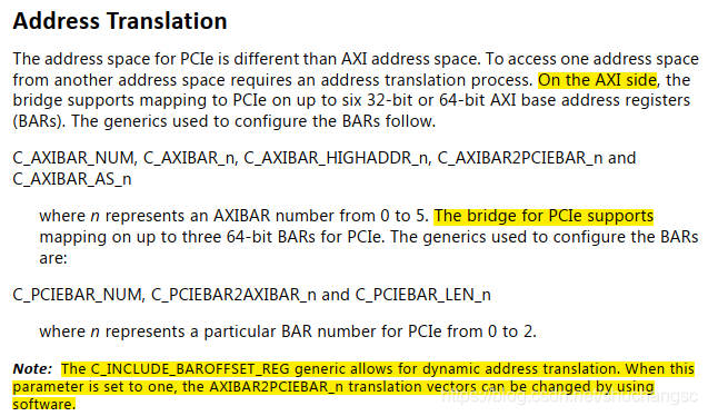 AXI memory mapped to PCI Express 理解及仿真_axi bar-CSDN博客