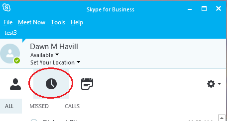 skype for business save conversation history outlook hotkey
