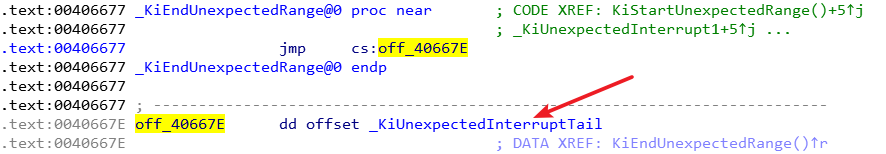 KiUnexpectedInterruptTail