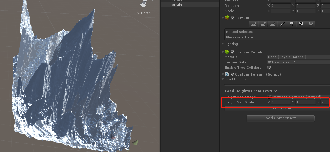 Unity 地形设计之将高度图转换为Terrain（二）_unity terrain tool怎么把模型变成terrain地形-CSDN博客