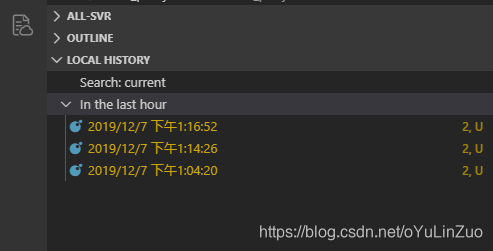 VSCode 的 Local History插件使用_vscode local history-CSDN博客