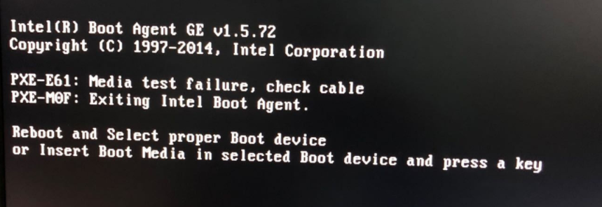 Pxe-e61 Media Test Failure Check Cable Dell Laptop BIOS——[PXE-E61:Media test failure,check cable]解决方案-CSDN博客