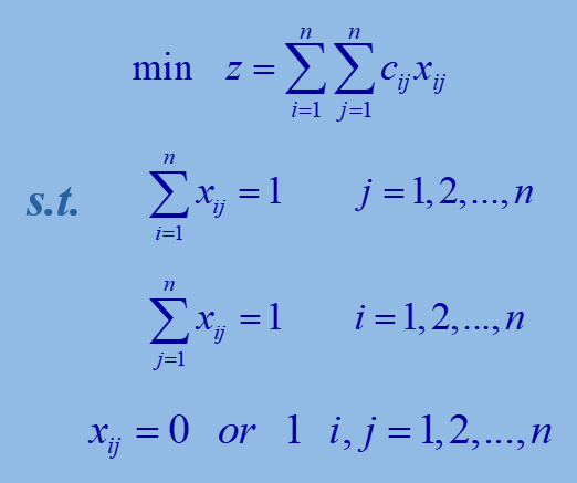 hungarian algorithm for assignment problem python