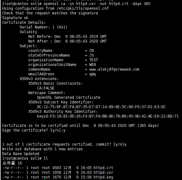 腾讯云centos自建ca证书搭建https服务器 破博客 Csdn博客