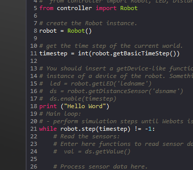 webots2019机器人仿真（3）机器人控制器(Python) Hello Word-CSDN博客