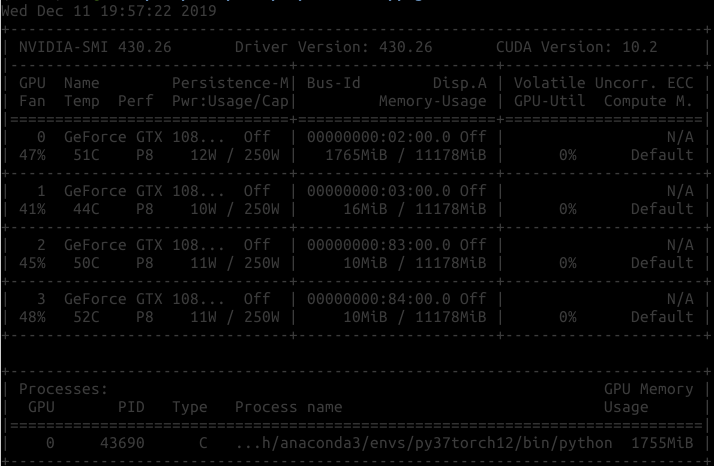 nvidia显卡驱动安装以及pytorch和tensorflow的gpu环境