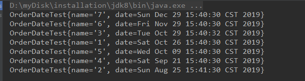 关于比较器Comparator排序时间的问题