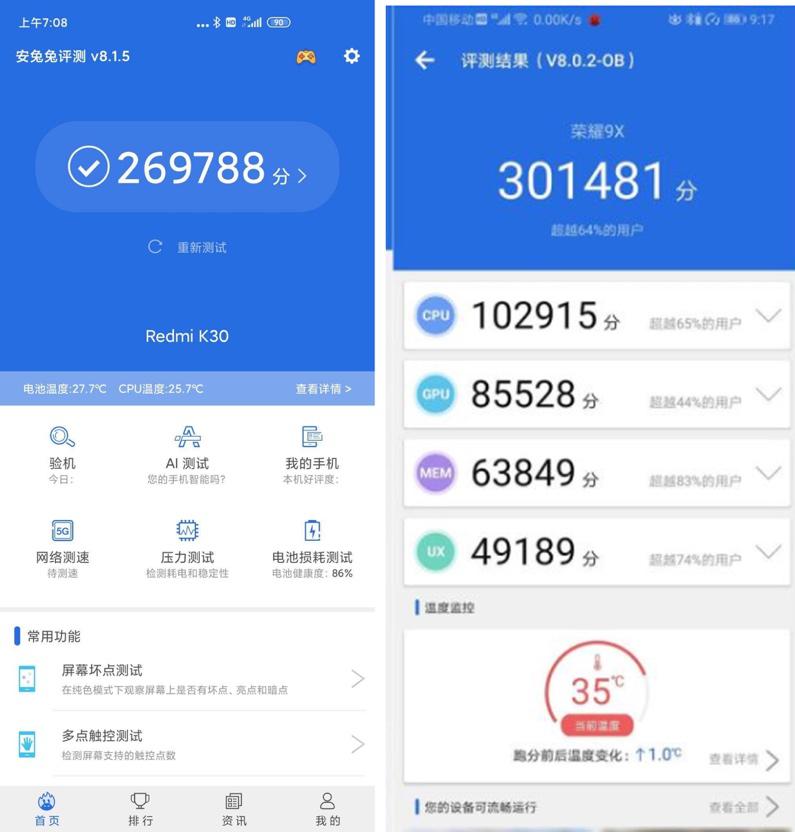 跑分44w的荣耀v305g手机真香