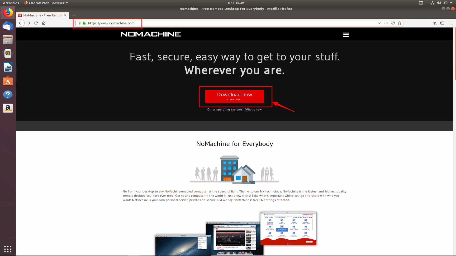 nomachine ubuntu 16.04 installation