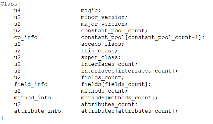 Class类文件结构_class 数组-CSDN博客