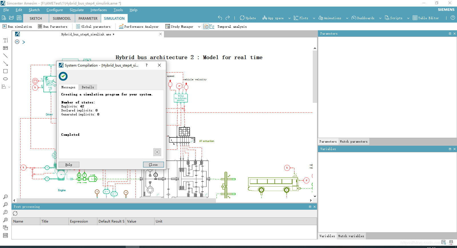 Amesim Simulation Simcenter Amesim 2019.1与Matlab/simulink联合仿真-环境配置与例程联合仿真_simulink,amesim ...