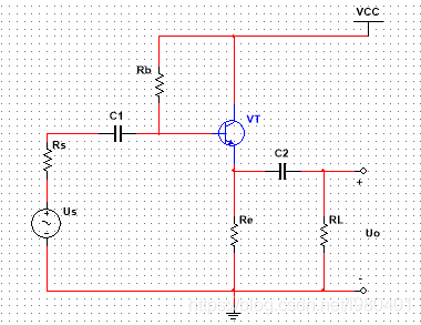 Common collector amplifier circuit