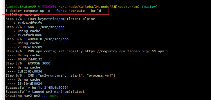 docker ---  梳理  Dockerfile  docker-compose.yml