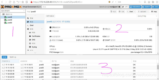 proxmox VE 管理与配置