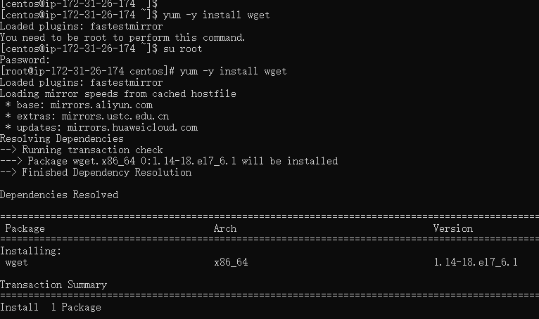 Install wget