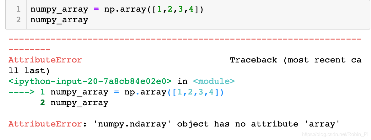 疑难杂症之Python——'numpy.ndarray' object has no attribute 'array'_numpy ...